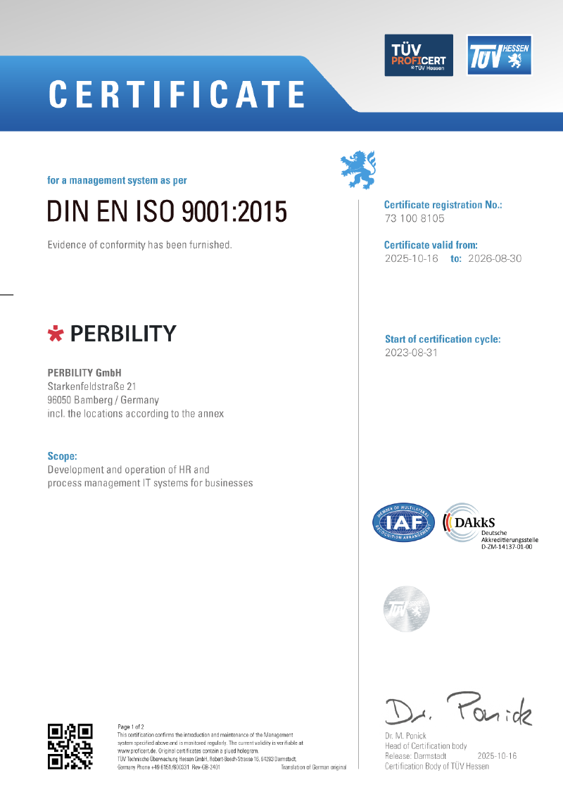 ISO 9001 Certificate