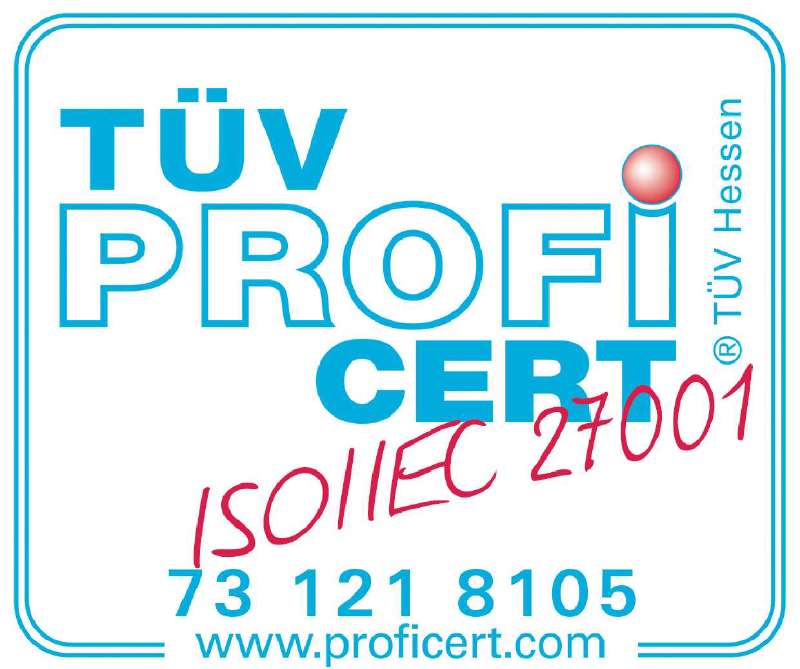 Certificate ISO/IEC 27001