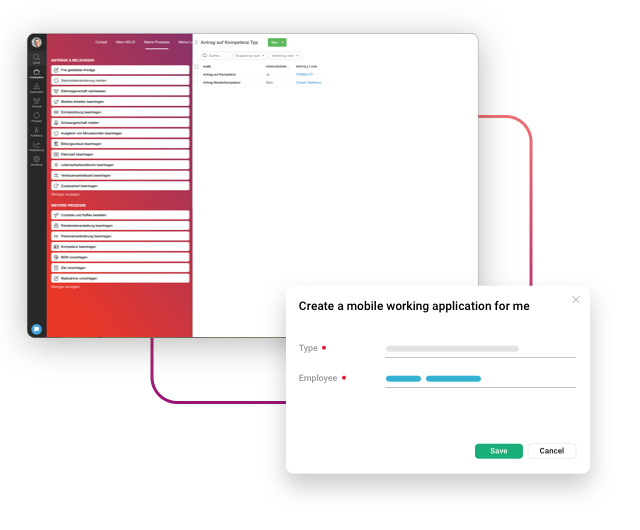 Applications & notifications in HELIX