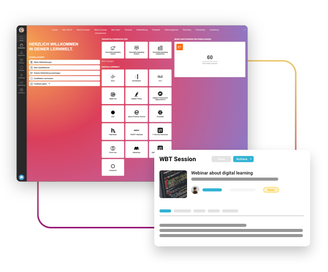 Digital learning / LMS in HELIX