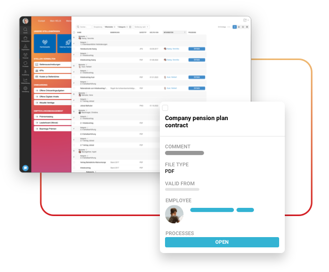 eFile and document management in HELIX